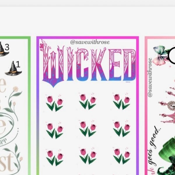 Pink & Green Wickedly fun minis