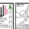 Pink & Green A5 set with a color and save