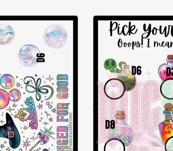 Pink & Green A5 set including Pick your poison