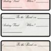 “In the bank” tracking slips, granite design